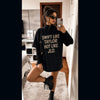 Swift Like Taylor Hot Like JLo! Oversized Terry Black T-Shirt