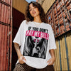 If You Don't Pay My Bills! Oversized Terry White T-Shirt
