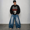 Real Eyes Realize Real Lies Black Sweatshirt