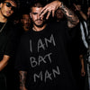 I AM BATMAN! Oversized Terry Black T-Shirt