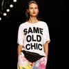 Same Old Chic! Oversized Terry White T-Shirt