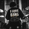 I Love To Bang Oversized Terry Black T-Shirt