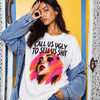 Call Us Ugly! Oversized White T-Shirt