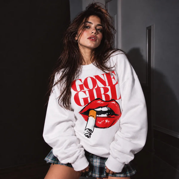 Gone Girl White Sweatshirt