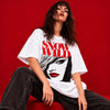 Snow Wild Oversized White T-shirt