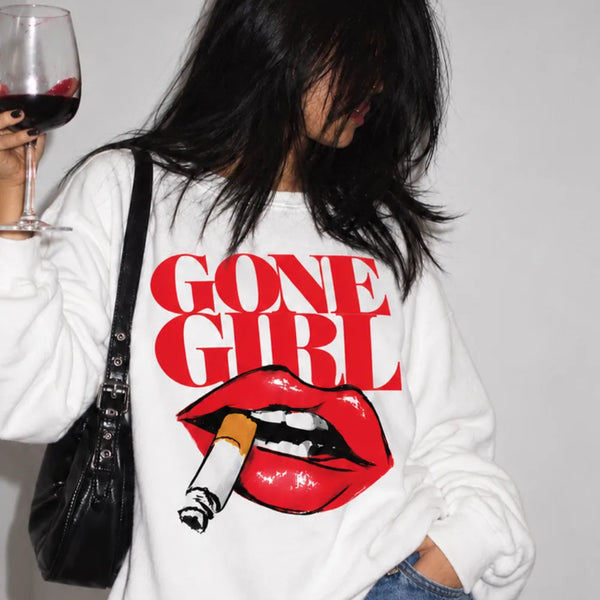 Gone Girl White Sweatshirt