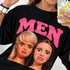 Men will be "Men" Oversized Black T-shirt