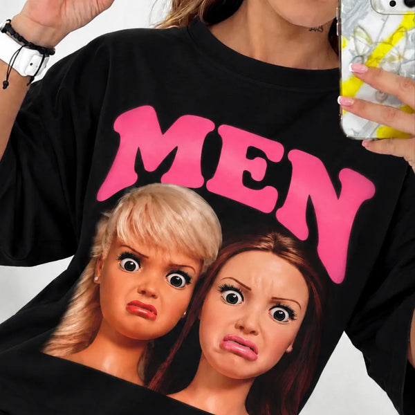 Men will be "Men" Oversized Black T-shirt