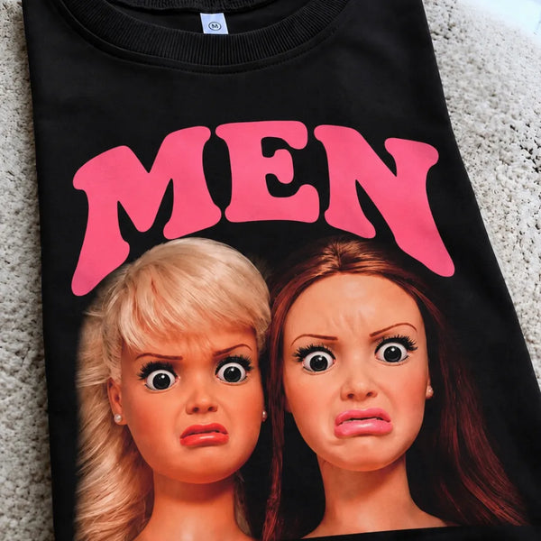 Men will be "Men" Oversized Black T-shirt