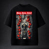 BOX BOX BOX F1 Terry Oversized Black T-shirt