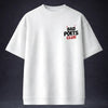 Warn A Brother Oversized Terry White T-Shirt