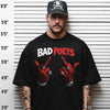 Bad Poets Signal Oversized Terry Black T-Shirt