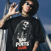 Bad Poets Club Marley Oversized Terry Black T-Shirt