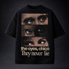 The Eyes Chico Oversized Terry Black T-Shirt