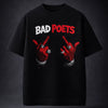 Bad Poets Signal Oversized Terry Black T-Shirt